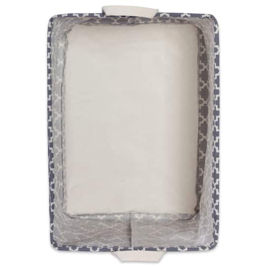 DII® Gray Lattice Laundry Bins